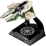 Hot Wheels Star Wars Starship Select Jedi Interceptor Mustafar Veículo Fundido Premium Em Escala 1 50 HVG21 