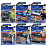 Hot Wheels velozes E Furiosos Spy Racers 6 Carrinhos Glit