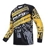 Hotlion Camisa De Ciclismo Masculina De Manga Comprida MTB Motocross Para Corrida Off Road B9cd9531 Chest For 22 Tag L