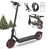 Hotplex Scooter Elétrico Adulto Escooter De 21 6 Cm Com Tela De LED E Função De Aplicativo Bateria De 10 4 Ah De Até 20 Km H Alcance De 20 A 30 Km E Carga De 120 Kg Com Suporte Para Celular E Trava