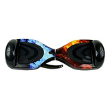 Hoverboard Skate Elétrico 6 5 Polegada Led Bluetooth Cores Cor Gelo E Fogo