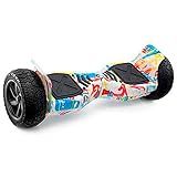 Hoverboard Skate Elétrico 8 5 Original Led Bluetooth Grafite Offroad Brinovar