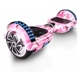 Hoverboard Skate Elétrico Com Led Bluetooth E Alça Brinde