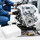 Hovom Capa De Bolsa De Motor Com 10 Peças- Bolsa De Armazenamento De Plástico Transparente Para Motor- 47-2 - 47-2 Polegadas- Capa Protetora De Motor De Carro Transparente à Prova De Poeira- Capa