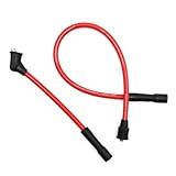 Hoypeyfiy 2104 0143 Substituição De Fios De Vela De Ignição Para Harley Davidson Sportster XL 883 1200 Fios De Vela De Ignição Vermelha 8 8 Mm