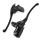 Hoypeyfiy Alavanca De Embreagem Do Cilindro Mestre Do Freio Esquerdo E Direito 2-5 Cm Substituição Para Honda Magna Shadow Spirit Suzuki Intruder Yamaha Vstar- Substituição Para Kawasaki Vulcan