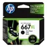 Hp 667xl Cartucho De Tinta Preta 3ym80al