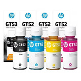 Hp Gt53 Gt52 Kit 4 Unidades Combo Preto Ciano Magenta E Amarelo