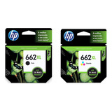 Hp Ink Cartridges 662xl Preto 662xl Color Originais