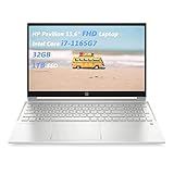 HP Notebook Pavilion Fhd De 15-6-- Processador Intel Core I7-1165G7 11ª Geração -Até 4-7 Ghz-- 32 Gb Ram- Ssd 1 Tb- Windows 11 Pro- Carregamento Rápido- Bateria Longa Duração- Mouse Pad Abys