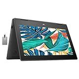 HP Notebook ProBook X360 29 5 Cm HD 2 Em 1 Com Tela Sensível Ao Toque Intel Celeron N5100 Quad Core 4 GB LPDDR4 RAM 64 GB De Armazenamento EMMC Webcam HD Windows 10 Pro Preto 