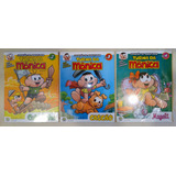 Hq Cebolinha Cascao Magali Coleção Miniaturas Turma Monica 2 3 4 Edição Oficial Colecionador Mauricio Sousa Salvat 2016