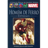 Hq Gibi Homem De Ferro Extremis Marvel Graphic Novels Volume 43 Salvat Warren Ellis Adi Granov Capa Dura