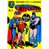 Hq Gibi Superman 01 1 Série 1947 Fac Simile Ebal