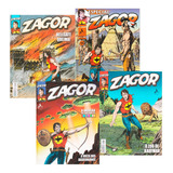 Hq Zagor Especial Faroeste Velho Oeste Bang Bang 4 Volumes