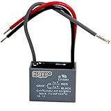 HQRP Capacitor Para Ventilador De Teto CBB61 1uf 2uf 3 Fios Listado Pela UL