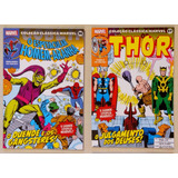 Hqs Coleção Clássica Marvel 36 Aranha 6 Duende 37 Thor 6 Julgamento 6 Duende Lee Ditko Kirby Panini Especial Cronologia