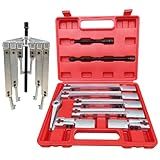 HQSSWUCH Extrator De 2 Mandíbulas Conjunto De Rolamento Engrenagem Multifuncional 3 Em 1 Kit De Extrator Feito De Aço Cromo Vanádio Para Rolamento De Remoção Engrenagem Polia Volante Vermelho