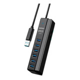 Hub 8 Em 1 C 6 Portas Usb 3 0 2 Leitor Cartão Micro Sd Tf