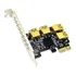 Hub Adaptador Riser Pcie 1 Para 4 Slots Pci Express Usb 3.0 