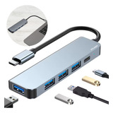 Hub Cabo Usb 3 0 Extensor 4 Portas High Tipo C Notebook