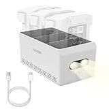 Hub De Carregador De Bateria Mini 3 Mini 4 Pro Hub Bidirecional De Carregamento Rápido De 37 W Com Modo De Alarme De Luz LED De Armazenamento Para DJI Mini 3 Mini 3 Pro Mini 4 Pro Hub De