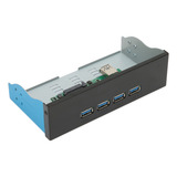 Hub De Painel Frontal De 10 Gbps Usb 3.1 5,25 Polegadas 4 Po