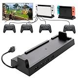 Hub Dock 2019 Para Switch, Hub Usb Para Switch, Com 4 Portas De Saída Para Controles Pro Com Fio, Teclado, Dock Joy Controller Etc.