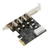 Hub Interno De Pc De Mesa Pci E Para Placa De Expansão Usb 4