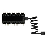 Hub Multi Rgb 5v 3 Pinos Divisor Rgb Até 10 Fans
