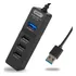 Hub Régua Usb 3.0 De 4 Portas Alta Velocidade E Compatibilidade Ampla Knup