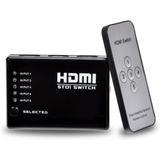 Hub Switch Hdmi 5 Portas Full Hd Controle Remoto Su 098