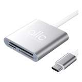 Hub Tipo C Leitor Cartão Memória Cf Tf Micro Sd 3 0 Usb c