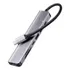 Hub Tipo-c Usb 7 Em 1 Hdmi 3.0 Notebook Macbook Tablet Cinza