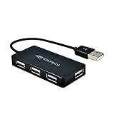 Hub USB 2 0 C3Tech  4 Portas HU 220BK  Preto