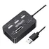 Hub Usb 2 0 Com Leitor De Cartão 7x1 Exbom Sd Micro Pro Duo