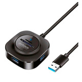 Hub Usb 3 0 3 Portas Leitor De Cartão Microsd Exbom Uh r33