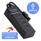 Hub Usb 3 0 Extensor 4 Portas High Speed Hd Pen Drive