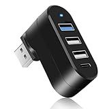 Hub USB 3 0 Extensor USB De 4 Portas Rotação De 90 180 Para Laptop Macbook Hub Divisor USB Com 3 Portas USB E 1 Porta De Alimentação Dados De Carregamento USB Tipo C Para Desktop Carro