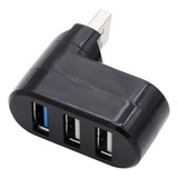 Hub Usb 3 Em 1 Com Porta Dupla De Saída Usb 3.0 E Tv