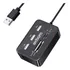 Hub Usb 3 Portas E Leitor De Cartão Microsd Ms Pro Duo M2 Sd