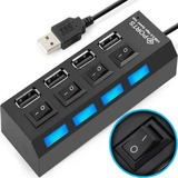 Hub Usb 4 Portas Carregador Adaptador