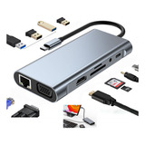 Hub Usb C 11 Em 1extensor Usb 3 0 Adaptador Usb Cmacbook