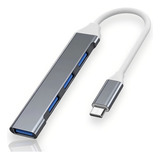 Hub Usb C 4 Portas Usb 3 0 5 Gbps Para Computador Ou Celular