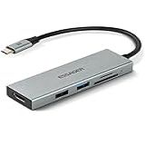 Hub USB C 5 Em 1 Adaptador Multiportas USB Portátil ESSAGER Com Leitor HDMI 4k60hz USB 3 0 USB 2 0 SD TF Micro SD Para MacOS E Windows