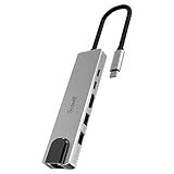 Hub USB C Plus Adaptador 6 Em 1 HDMI 2 USB 2 USB C RJ45 IWill