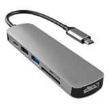Hub Usb Tipo c Adaptador Thunderbolt Hdmi 4k Usb 2 0 3 0 Pc