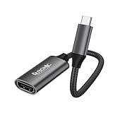 Hubonic Adaptador USB C Para HDMI 4K 60Hz Cabo Hub Aluminio Celular Tablet Notebook Nylon Resistente