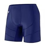 HUGE SPORTS Bermuda De Natação Masculina Rash Guard De Compressão Para Natação Bermuda De Treino Shorts Esportivos Azul M