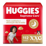 Huggies Fralda Descartável Supreme Care Xxg 112 Unidades